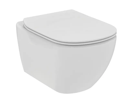 Ideal Standard Tesi - Závěsné WC se sedátkem SoftClose, RimLS+, bílá T536001