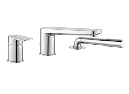 Ideal Standard Tonic II - Baterie na okraj vany, 3-otvorová instalace, chrom A6348AA