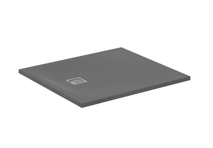 Ideal Standard Ultra Flat S + - Sprchová vanička 100x90 cm, Anti-Slip, šedá T5607FS