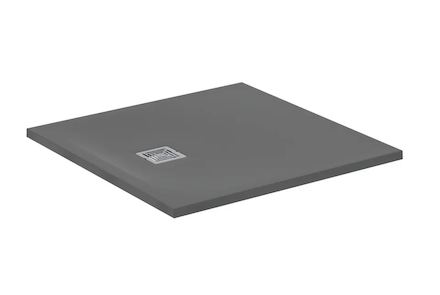 Ideal Standard Ultra Flat S + - Sprchová vanička 90x90 cm, Anti-Slip, šedá T5597FS
