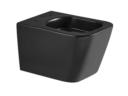 kielle Arkas I - Závěsné WC, Vortex Rimless+, matná černá 30111014