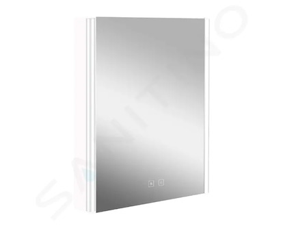 kielle Arkas I - Zrcadlová skříňka s LED osvětlením, vyhříváním a USB portem, 55x70x13 cm, bílá 50111610