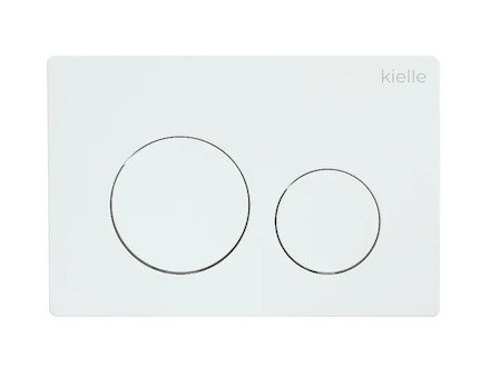 kielle Gemini New I - Ovládací tlačítko splachování, lesklá bílá 70231020