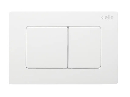 kielle Gemini New III - Ovládací tlačítko splachování, lesklá bílá 70229020