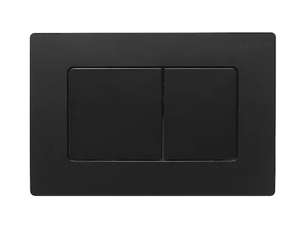 kielle Gemini New III - Ovládací tlačítko splachování, matná černá 70229040