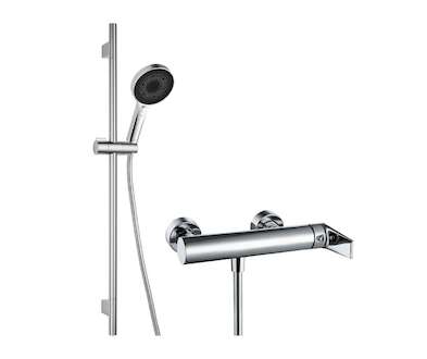 kielle Harmonia - Sprchový set s baterií, tyčí, hadicí a sprchovou hlavicí, chrom 20623SN10