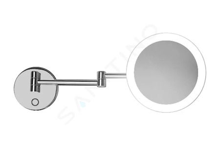 kielle Idolio - Kosmetické nástěnné zrcátko s LED osvětlením, chrom 50324023