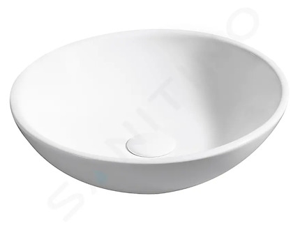 kielle Idolio - Umyvadlo na desku, průměr 40 cm, bílá 30624410