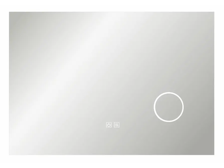 kielle Idolio - Zrcadlo s LED osvětlením a vyhříváním, 70x100 cm, kosmetické zrcátko 50324041