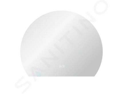 kielle Idolio - Zrcadlo s LED osvětlením a vyhříváním, průměr 100 cm 50324091