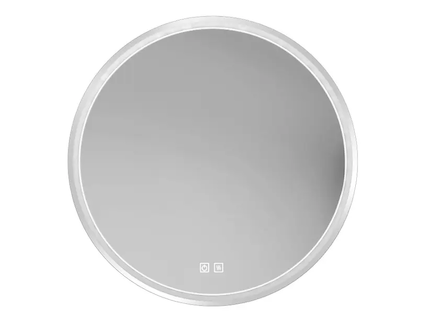 kielle Idolio - Zrcadlo s LED osvětlením a vyhříváním, průměr 80 cm, chrom 50324003