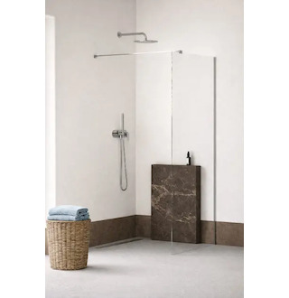 kielle Meara - Sprchová stěna Walk-In 100x200 cm, chrom/čiré sklo 20726WI1000