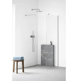 kielle Meara - Sprchová stěna Walk-In 90x200 cm, chrom/čiré sklo 20726WI0900