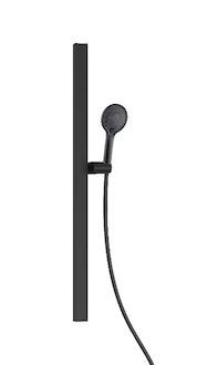 kielle Nefia - Set sprchové hlavice EcoSpare, tyče a hadice, matná černá 20427SE24E