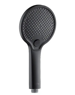 kielle Nefia - Sprchová hlavice 115, 3 proudy, EcoSpare, matná černá 20427024E