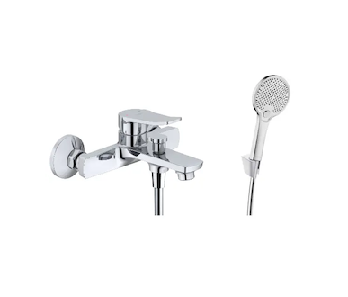 kielle Nefia - Vanová baterie s příslušenstvím EcoSpare, chrom 10327SN100