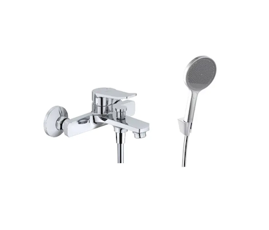 kielle Nefia - Vanová baterie s příslušenstvím EcoSpare, chrom 10327SN90