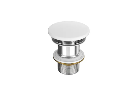 kielle Odtokové soupravy - Neuzavíratelná umyvadlová výpusť, bílá 30901120