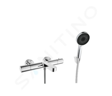 kielle Oudee - Termostatická vanová baterie s příslušenstvím, chrom 10302SNT10