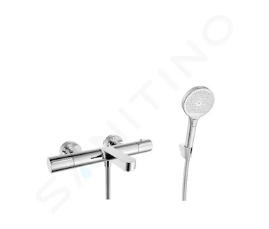 kielle Oudee - Termostatická vanová baterie s příslušenstvím, chrom 10302SNT30