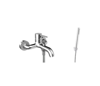 kielle Oudee - Vanová baterie s příslušenstvím EcoSpare, chrom 10302SN30