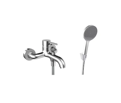kielle Oudee - Vanová baterie s příslušenstvím EcoSpare, chrom 10302SN40