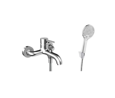 kielle Oudee - Vanová baterie s příslušenstvím EcoSpare, chrom 10302SN50