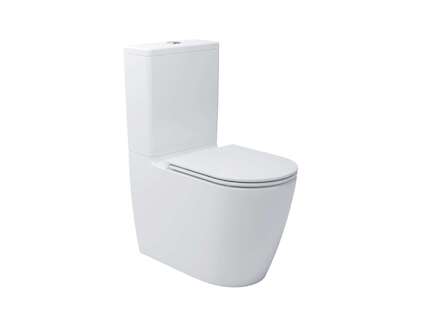 kielle Oudee - WC kombi set s nádržkou a sedátkem softclose, Vortex, bílá 30202000