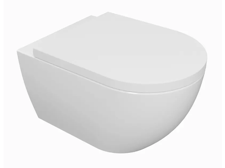 kielle Oudee - Závěsné WC se sedátkem SoftClose, Rimless, bílá 30102000