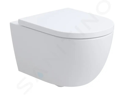 kielle Oudee - Závěsné WC se sedátkem SoftClose, Rimless Vortex+, bílá 30102005