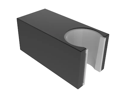 kielle Příslušenství - Nástěnný držák sprchy, matná černá 20901034