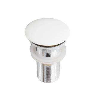 kielle  - Umyvadlová výpusť, ClickClack, bez přepadu, bílá 30901031