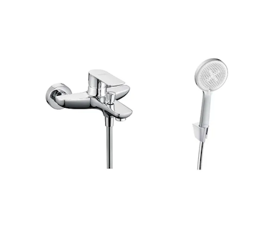 kielle Vega - Vanová baterie s příslušenstvím EcoSpare, chrom 10318SN20