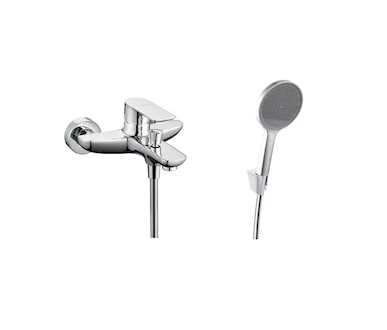 kielle Vega - Vanová baterie s příslušenstvím EcoSpare, chrom 10318SN40