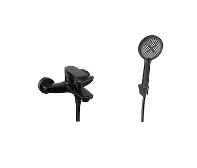 kielle Vega - Vanová baterie s příslušenstvím EcoSpare, matná černá 10318SN24