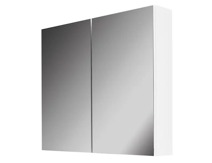 kielle Vega - Zrcadlová skříňka, 60x73x15 cm, lesklá bílá 50118600