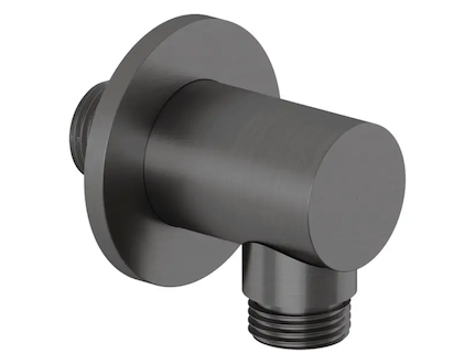 Kludi A-Qa - Nástěnné kolínko, broušený Gunmetal 65547N2-00