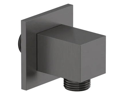 Kludi A-Qa - Nástěnné kolínko, broušený Gunmetal 65549N2-00