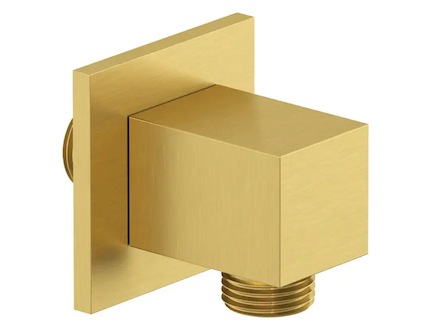 Kludi A-Qa - Nástěnné kolínko, kartáčované zlato 65549N0-00