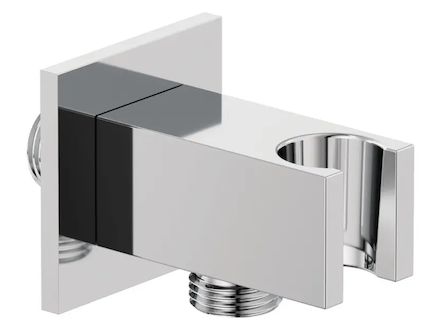 Kludi A-Qa - Sprchové kolínko s držákem, chrom 6556905-00