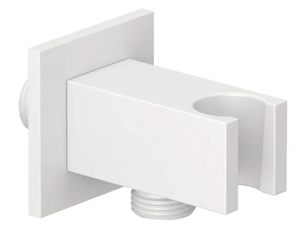 Kludi A-Qa - Sprchové kolínko s držákem, matná bílá 6556953-00