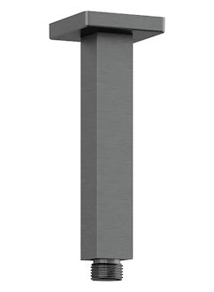 Kludi A-Qa - Sprchové rameno stropní, 15 cm, broušený Gunmetal 66545N2-00