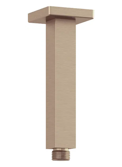 Kludi A-Qa - Sprchové rameno stropní, 15 cm, kartáčovaný bronz 66545N1-00