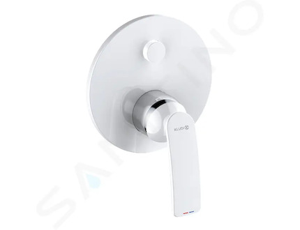 Kludi Balance - Baterie pod omítku pro 2 spotřebiče, bílá/chrom 527599175