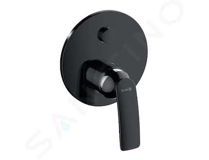 Kludi Balance - Baterie pod omítku pro 2 spotřebiče, matná černá/chrom 527598775