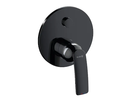 Kludi Balance - Baterie pod omítku pro 2 spotřebiče, matná černá/chrom 527598775