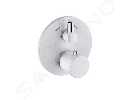 Kludi Balance - Termostatická baterie pod omítku, pro 2 spotřebiče, bílá/chrom 528109175