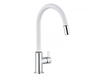 Kludi Bingo Star XS - Dřezová baterie, chrom/matná bílá 468519378