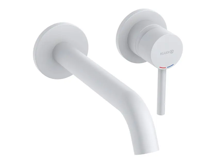 Kludi Bozz - Baterie pod omítku, 2-otvorová instalace, matná bílá 382455376