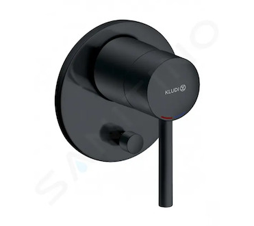 Kludi Bozz - Baterie pod omítku pro 2 spotřebiče, černá mat 387163976